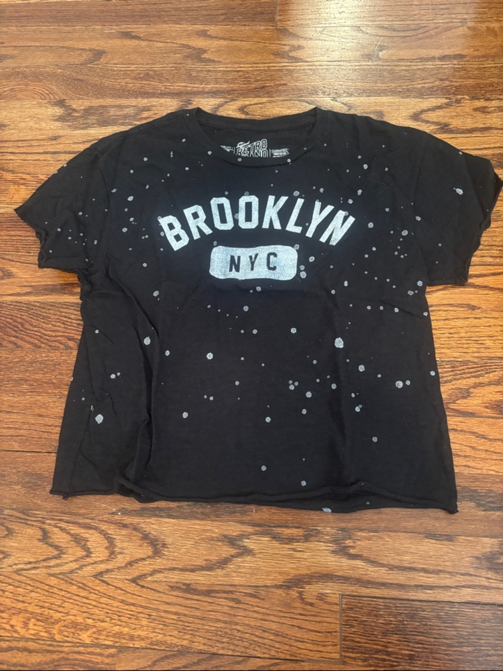 Original Retro Brand Women’s Brooklyn NYC Black Graphic Tee Size Large